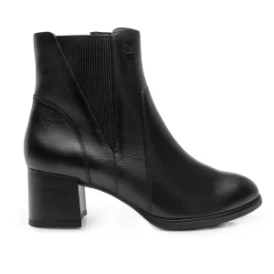 Botín de Tacón Bajo Casual Para Dama Flexi 137304 Negro