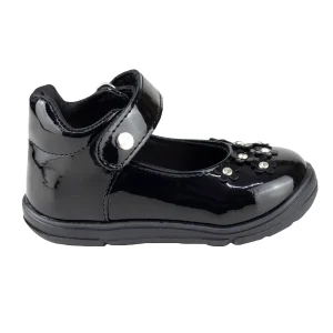 Zapato Casual Para Niña Chabelo C966-C Charol Negro