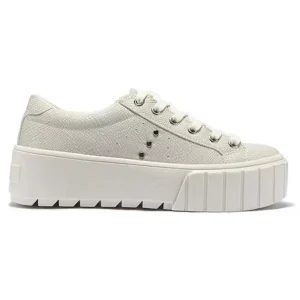 Tenis Urbano Plataforma Dama Capa De Ozono 634801 Latte