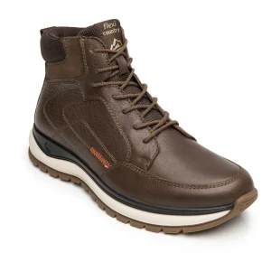Botín Casual Para Caballero Flexi Country 401016 Chocolate
