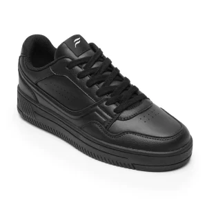 Tenis Sneaker Casual de Piel Para Dama Flexi 131601 Negro