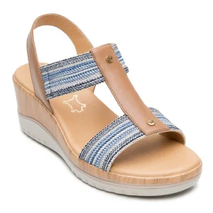 Sandalia Casual De Plataforma Para Mujer Flexi 113326