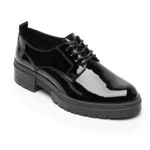 Mocasin Confort Para Dama Flexi Antica 131901 Charol Negro