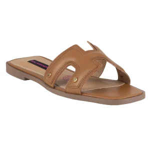 Sandalia Clásica Para Dama Salamandra 200-3956-H Camel