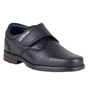 Zapato Escolar Niño Azul Plumbago 00802 Negro 18-21.5