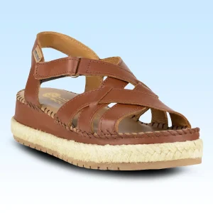 Sandalia Plataforma Casual Para Dana Lobo Solo 1681 Miel