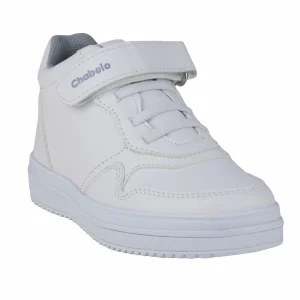 Tenis de Bota Escolar Para Niño Chabelo C834-A Blanco 15-17.5