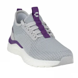 Tenis Running Para Dama Charly 1059220 Gris/Morado