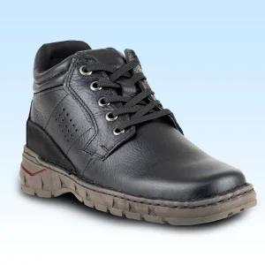 Botin Cervo Confort Para Caballero Lobo Solo 9089 Negro