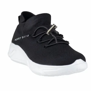Tenis De Calcetín Para Niño Perry Ellis 6490 Negro