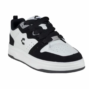 Tenis Choclo Urbano Casual Para Caballero 1087465 Blanco Negro