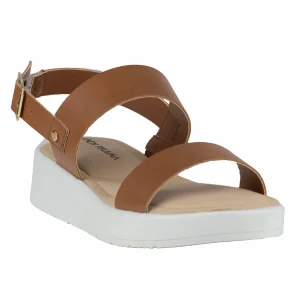 Sandalia Casual Para Dama Lady Paulina 38101 Camel