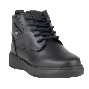 Botín Escolar Agujeta Para Niño Chabelo C264-A Negro 15-21