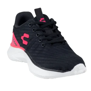 Tenis Running Para Dama Charly 1059555 Negro Rosa