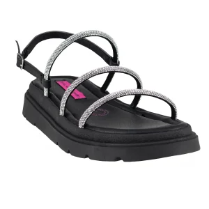 Sandalia De plataforma Para Dama Salamandra 315-4036-A Negro