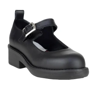 Zapato Escolar Con Tacón Para Niña Chabelo C1007-B Negro 22-26