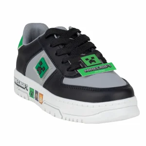 Tenis Choclo Casual Para Niño Creeper Minecraft Yuyin MI3071 Negro