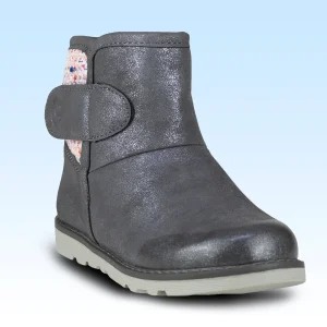 Bota Confort Invernal Casual Para Niña Charly Kids 1079321 Gris