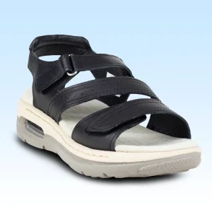 Sandalia Casual Capsula Para Dama Lobo Solo 2103 Negro