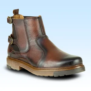 Botín Chelsea Caballero Lobo Solo Roke 8955 Tumbled Besani