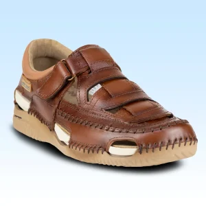 Sandalia Confort Casual Para Dama Lobo Solo 1775 Orange