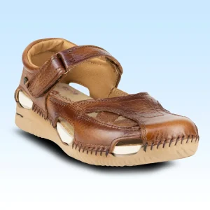 Sandalia Confort Tejidos a Mano Para Dama Lobo Solo 1774 Camel