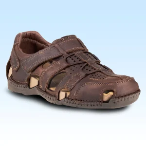 Sandalia Casual Para Caballero Lobo Solo 6597 Brown