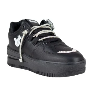 Tenis Urbano Plataforma Dama Shadow 2084 Negro Tornasol