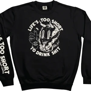 Sudadera The Dudes Too Short Drinks Negro