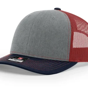 TRUCKER 112 HEATHER GREY • CARDINAL • NAVY