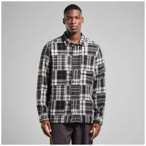Camisa Dedicated Rute Flannel Patchwork Black