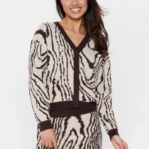 Cardigan Nümph Nuwoody Chicory Coffee