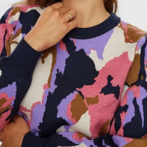 Jersey Nümph Nuconelle Pullover Paisley Purple