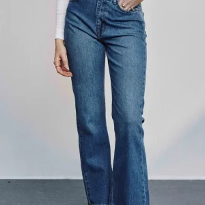 Pantalones Nümph Nulondon Jeans Short Medium Washed Blue Denim