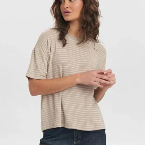 Camiseta Nümph Nubriery T-Shirt Grey Morn