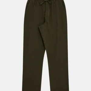 Pantalones Anerkjendt Akjan Lino Forest Night