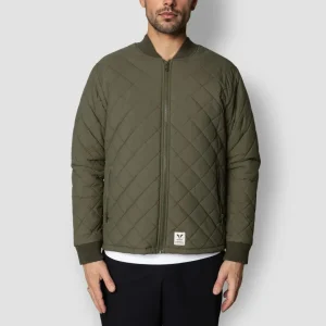 Chaqueta Fat Moose Camp quilt jacket Army