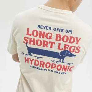 Camiseta Hydroponic Dachsund Cream
