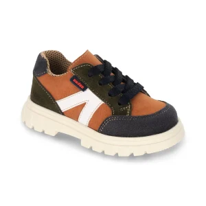 Zapato Audaz para niño en sintético miel Thunder con agujeta elástica