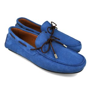 Mocasin Azulón con cordón