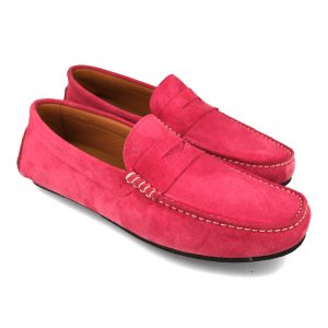 Mocasin Fucsia hombre con Antifaz