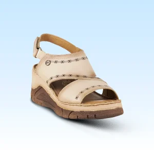 Sandalia Confort Para Dama Lobo Solo 1381 Arena