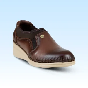 Zapato de Tacón Dama Lobo Solo Jessi 4716 Algodón Caoba