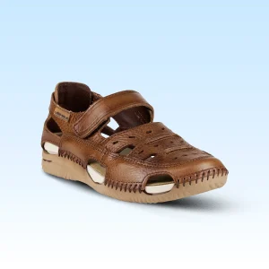 Sandalia Casual Dama Lobo Solo Mita 1766 Tumbled camel