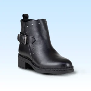 Botín de Tacón Dama Lobo Solo Lupo 5085 Madrid Negro