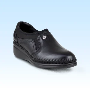 Zapato de Tacón Dama Lobo Solo Jessi 4716 Algodón Negro