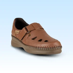 Sandalia Confort Para Dama Lobo Solo 4985 Miel