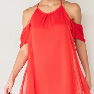 Vestido Olga - Coral