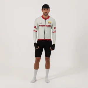 CAMISA CICLISMO MANGA LARGA COLOMBIA 51 PARA HOMBRE