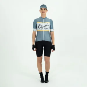CAMISA CICLISMO MANGA CORTA CLEMENT PARA MUJER